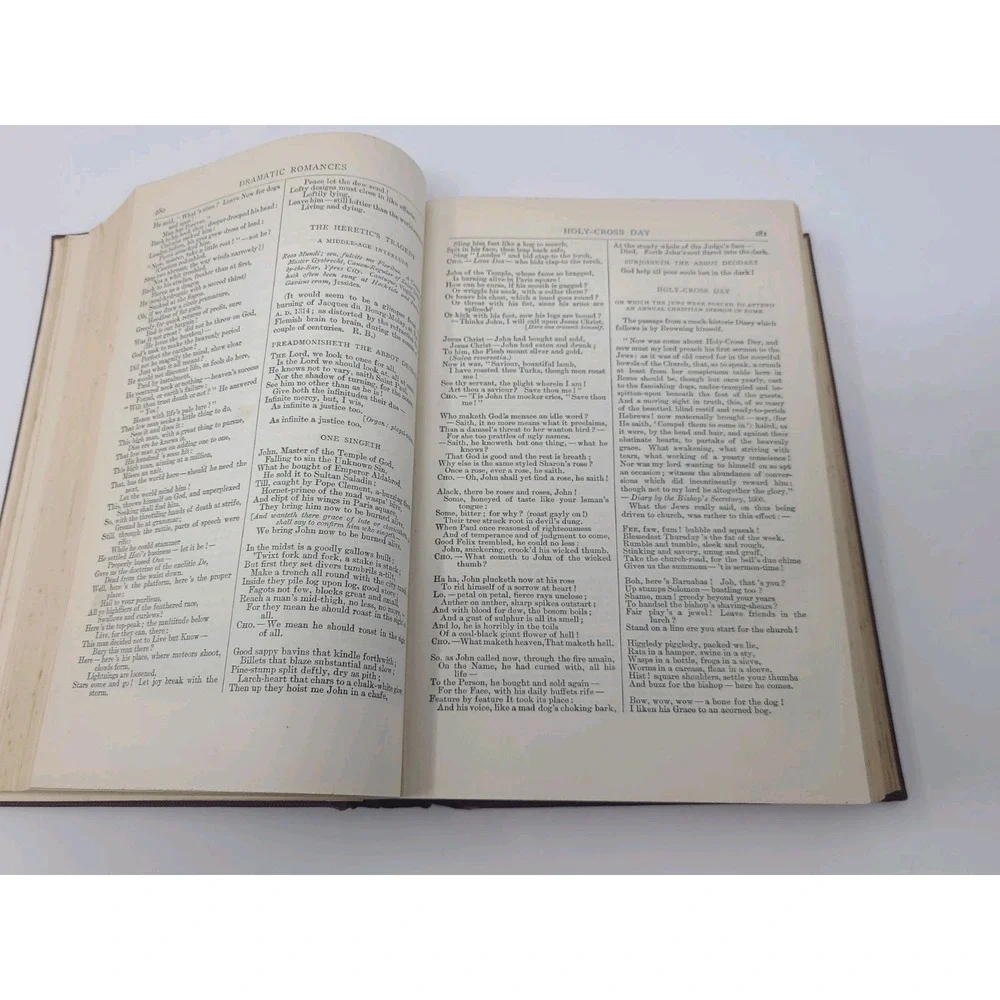 1895 - Browning's Complete Poetical Works - Cambridge Edition - Robert Browning